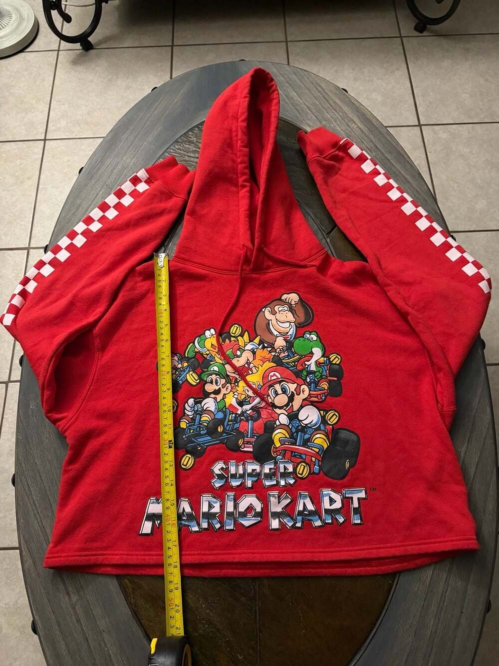 Forever 21 Super Mario Kart Cropped Hoodie Red Pullover
Medium Size